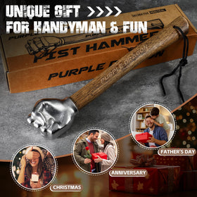Purple Dragon fist hammer displayed as a bold gift idea.