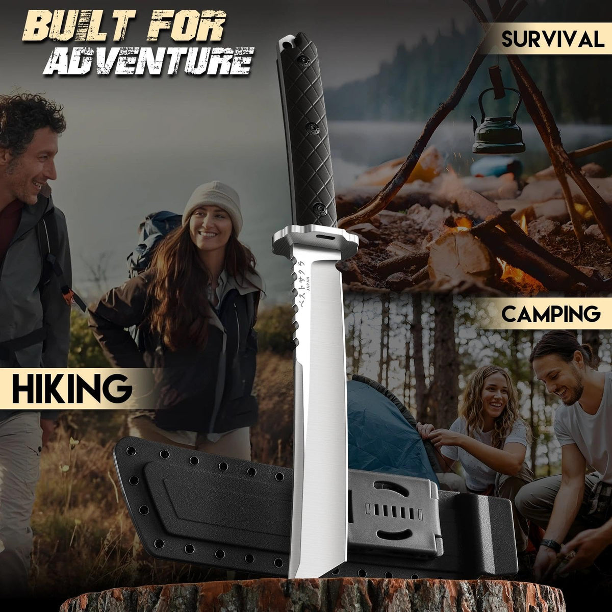 Purple Dragon gift-ready outdoor knife for enthusiasts and explorers.