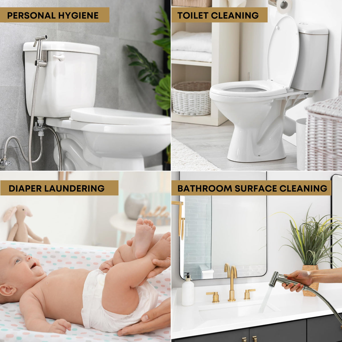 Soft-flow mode visualization for gentle intimate care and everyday cleansing
