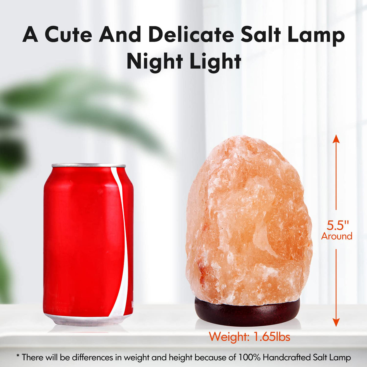 Pursalt 16-color LED salt lamp showing vibrant color options.