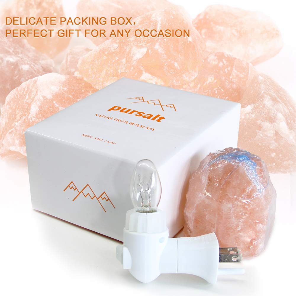Pursalt includes two replacement bulbs for continued use.