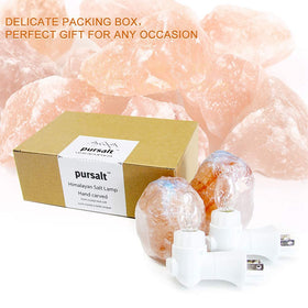 Pursalt bathroom and bedroom lamp adds soothing ambiance.