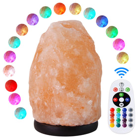 Pursalt Himalayan lamp pink crystal glow for cozy ambiance.
