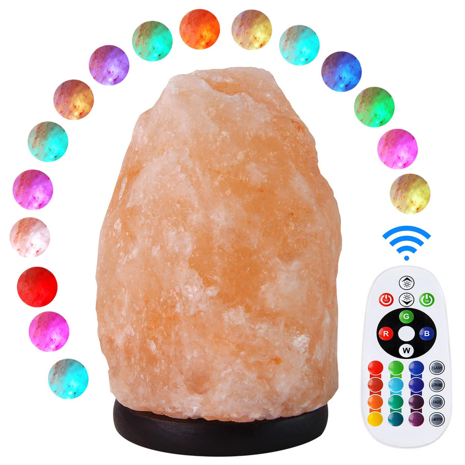 Pursalt Himalayan lamp pink crystal glow for cozy ambiance.