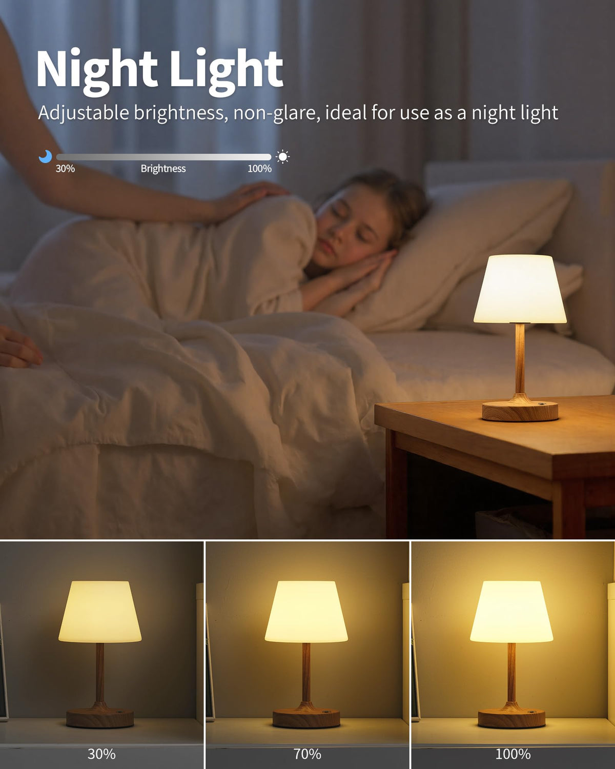 PUSU charging view with built-in battery for cordless use