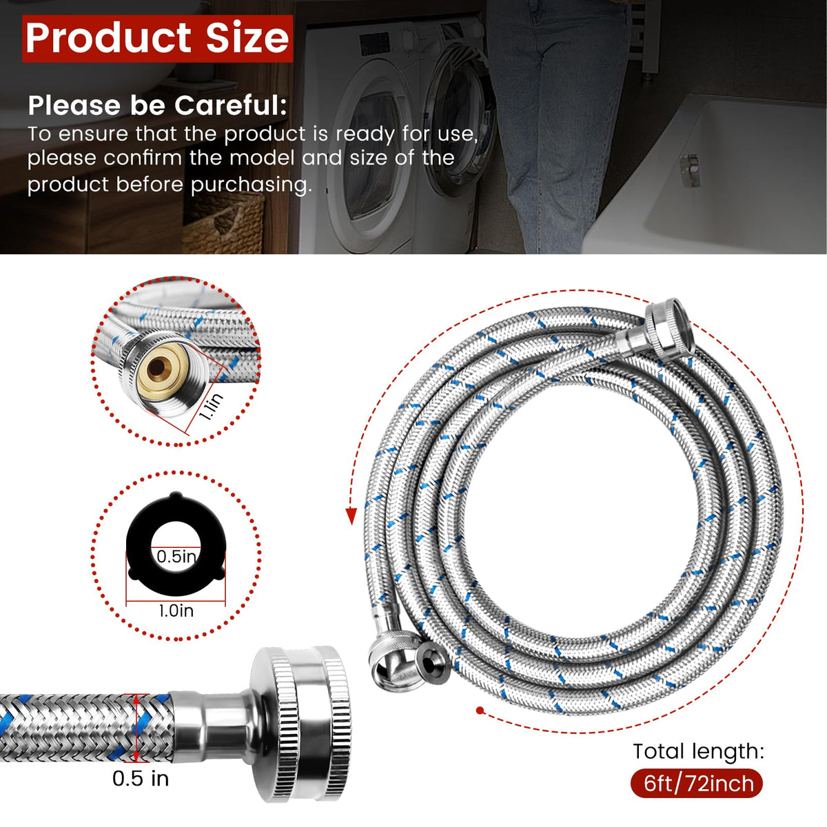 Puxyblue lead-free PVC inner core provides flexible, burst-resistant performance.