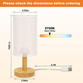 Puzipha lamp emits 2700K warm light, gentle on the eyes.