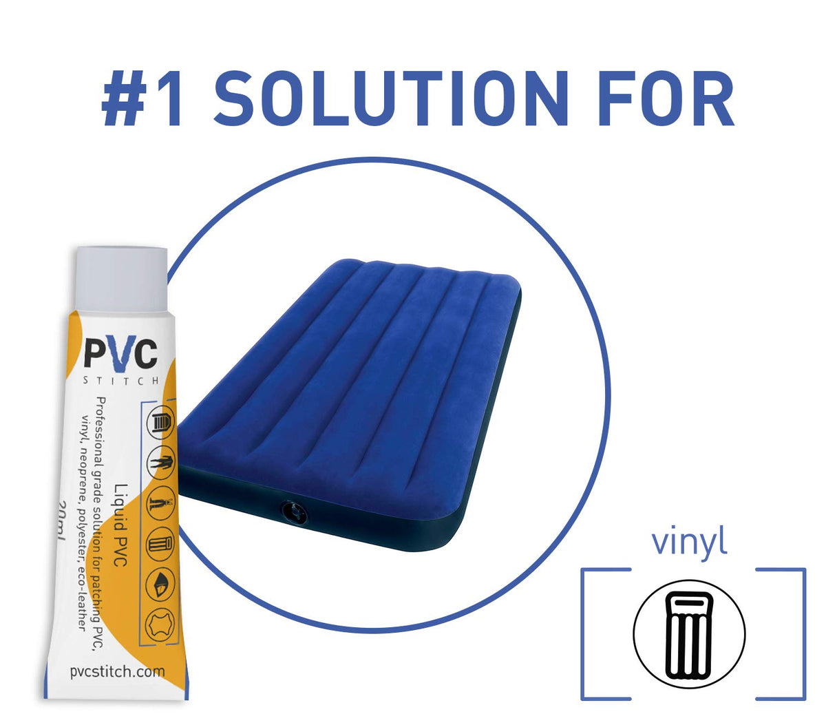 Portable field repair kit for inflatables and hoses