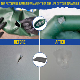 PVC Stitch PVC mesh cord included for stronger patches