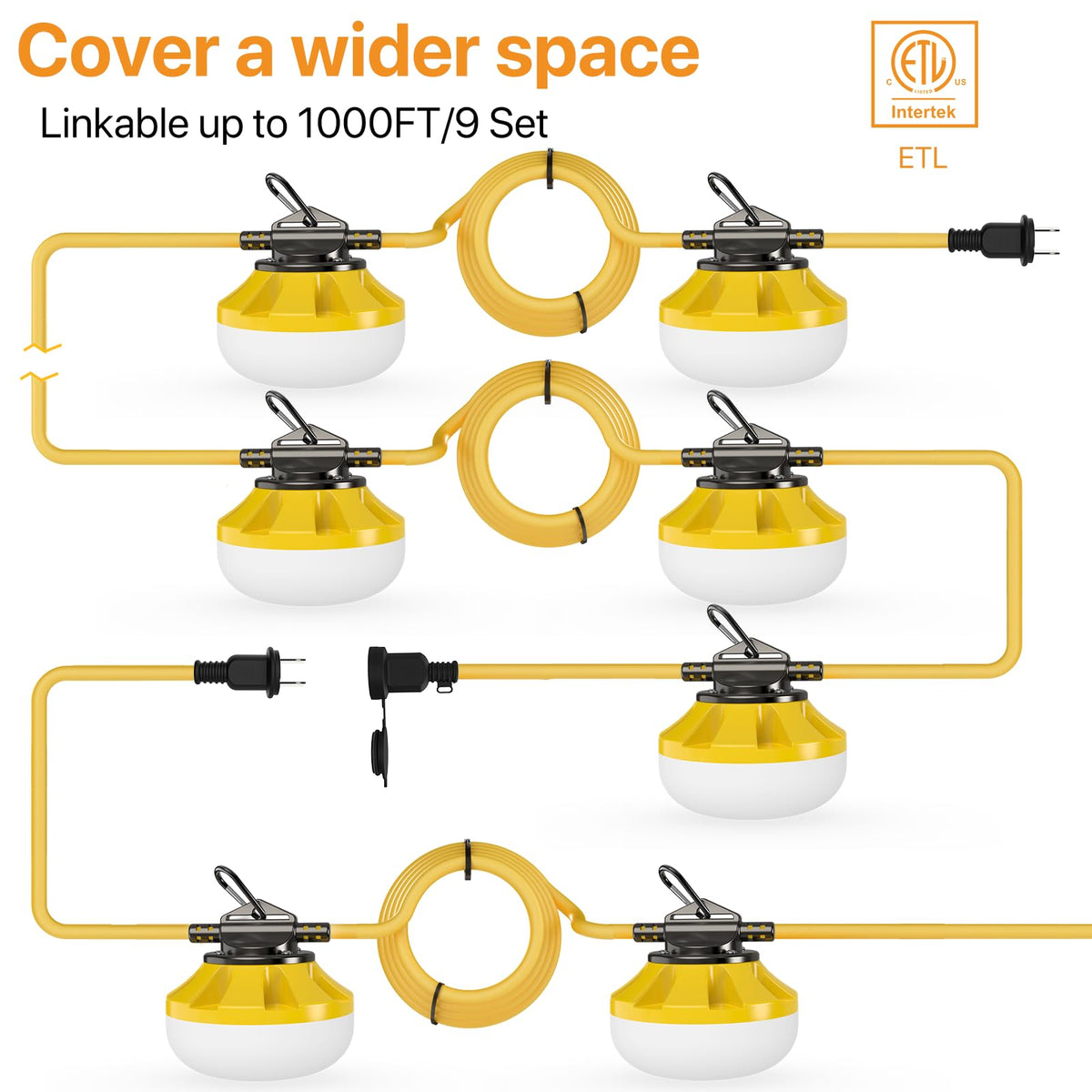 Pvilub linkable LED strings offer scalable lighting across spaces.