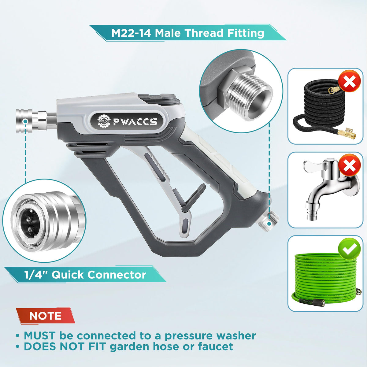 PWACCS 4000-PSI performance handles heavy grime with ease