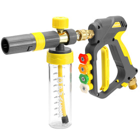 PWACCS foam cannon small bottle for easy soap loading and mess-free use.