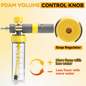 PWACCS four nozzle tips on gun for quick spray options.