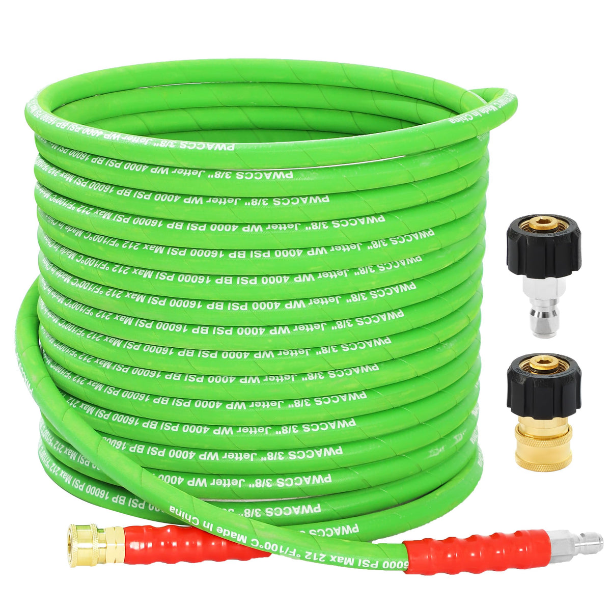 PWACCS hose burst rating of 16000 PSI ensures reliability