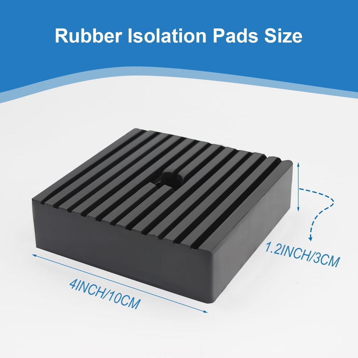 PWEOW solid rubber construction shows durability for vibration control