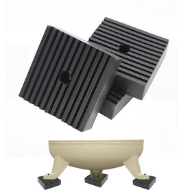 PWEOW solid shock pad under heavy equipment for stable footing