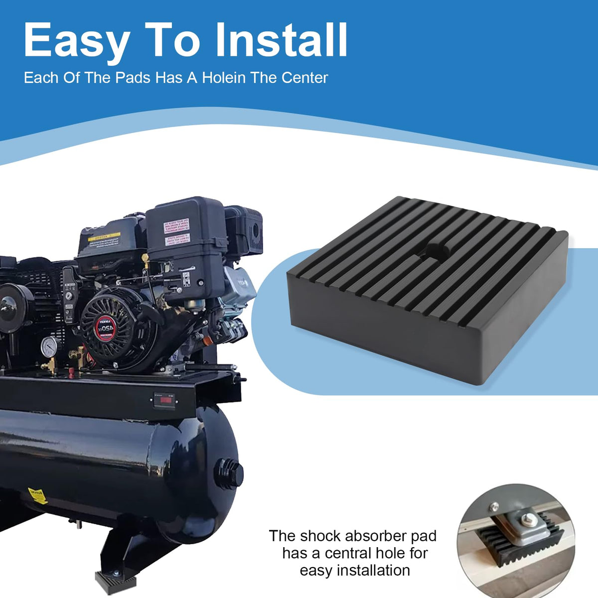 PWEOW universal shock pad fits air tools, appliances, and gear.