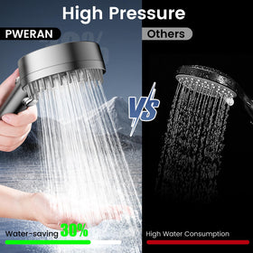 PWERAN handheld detachable design for flexible bathing