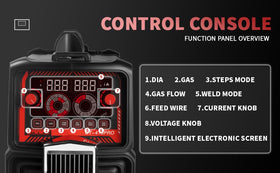 PUWU compact welder with full carry handle for portability