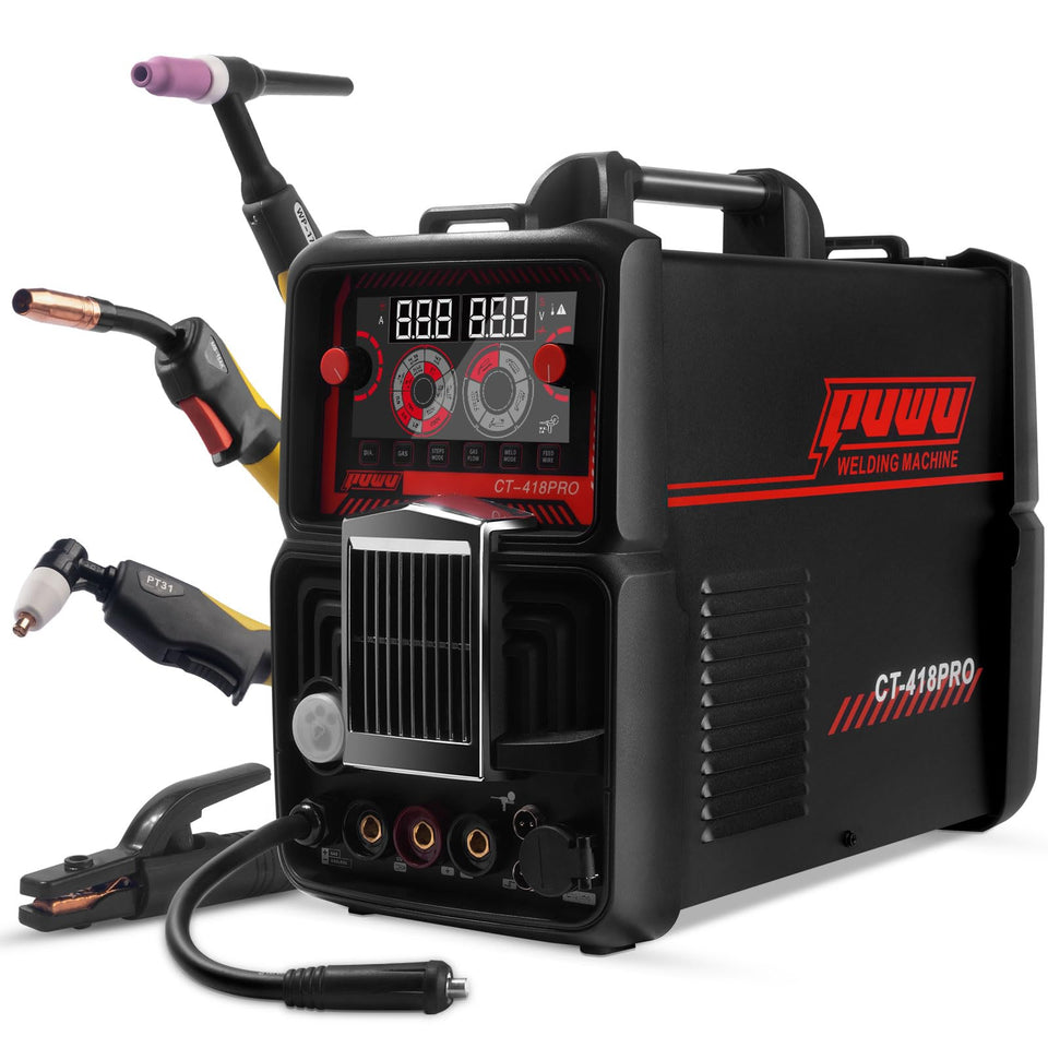 PUWU 5-in-1 plasma cutter welder in action for versatile metalworking tasks