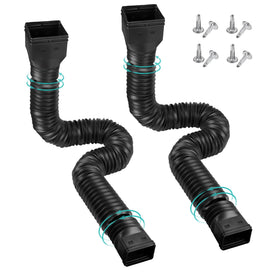 PXCAYFF downspout extension guides rain away from foundation
