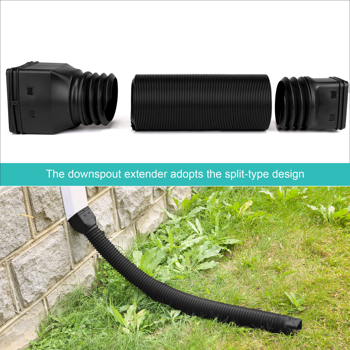 PXCAYFF durable PE hose offers flexible performance in rain.