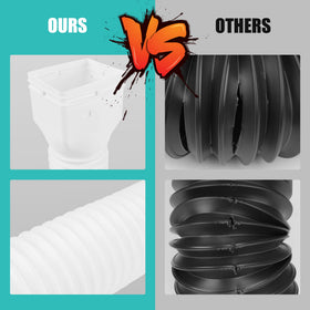 PXCAYFF flexible PE hose bends smoothly for custom drainage routes.