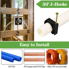 PXZBLG premium PE material with steel nails for durable holds