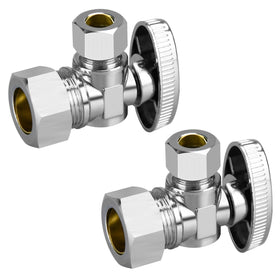 PXZBLG stop valves 2-pack for quick shutoff in tight spaces.