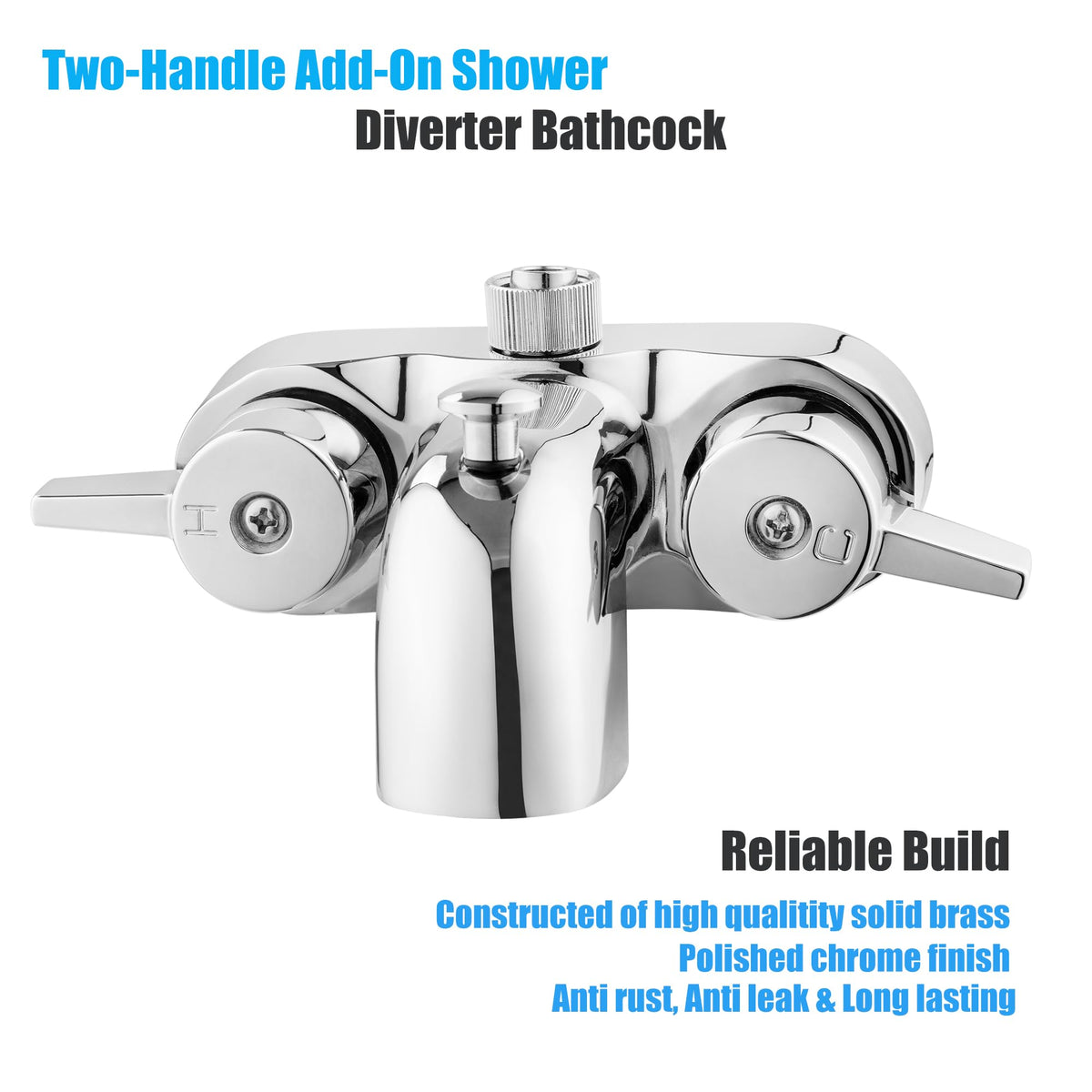 Pyhomestrim Bathcock Diverter Chrome shower outlet detail