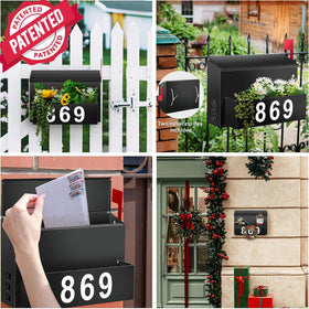 Pyoimmne mailbox with flag visible, signals when new mail arrives.