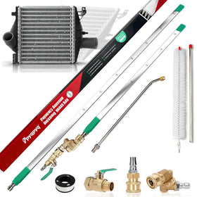 PYQPYQ 47-inch radiator cleaning wand reaches deep fins for large vehicles.