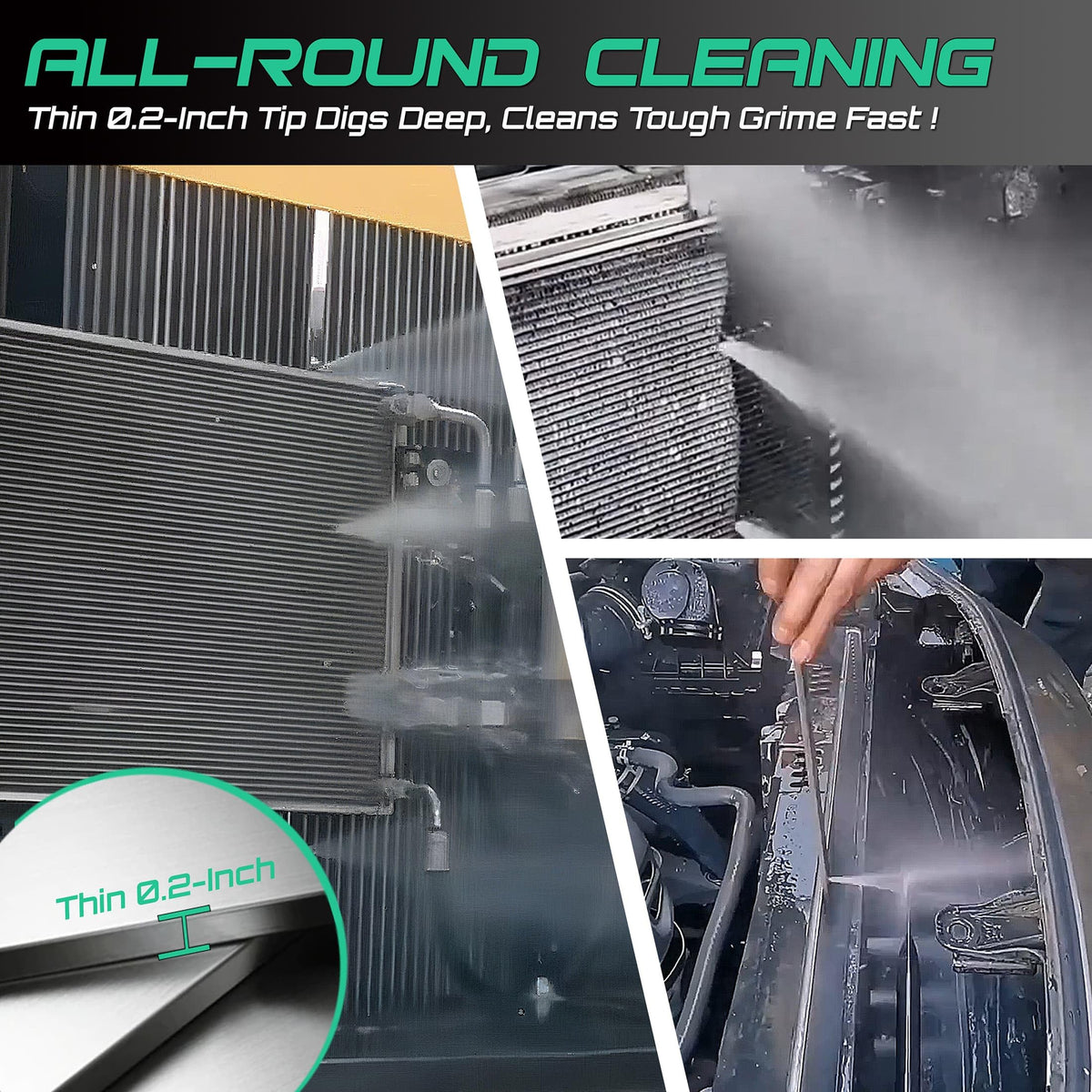 PYQPYQ dual water and air function wand for flushing and dusting.