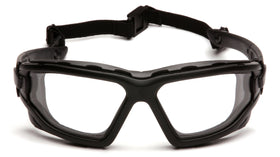 Pyramex I-Force Slim inner lens close-up showing anti-fog acetate layer