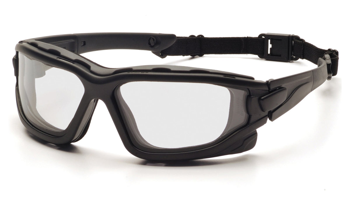 Pyramex I-Force Slim goggle outer view with polycarbonate lens for sun and impact protection