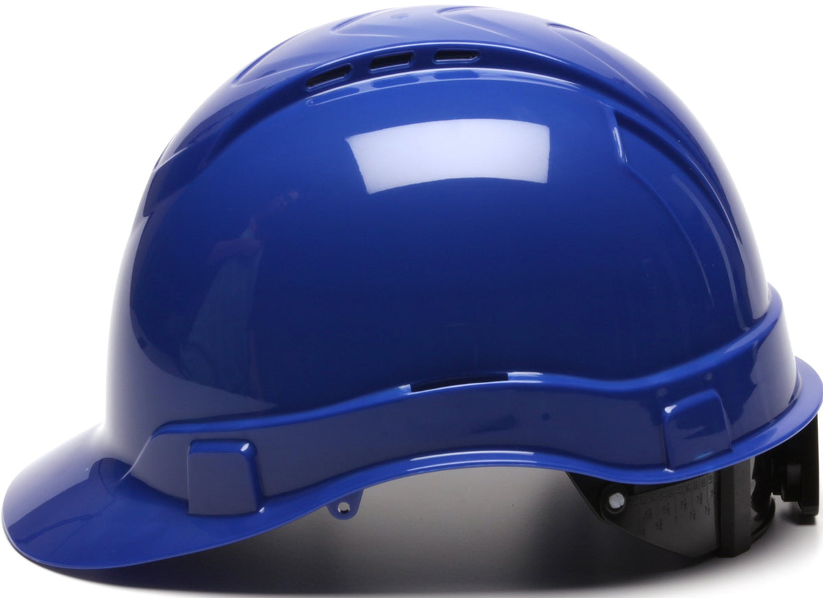 Pyramex Ridgeline cap-style hard hat suspension detail for fit customization