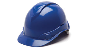 Pyramex Ridgeline cap-style hard hat front view showing lightweight protection