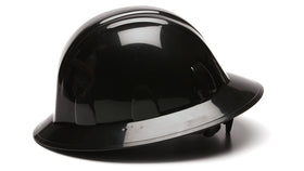 Pyramex Safety SL Series full brim hat chinstrap mount point for added security.