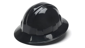 Pyramex Safety SL Series full brim hat black with sun and rain protection for outdoor work.
