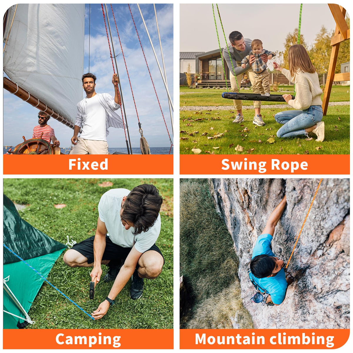 Pyroclastia Rigging Rope offers outdoor versatility for camping and emergencies.