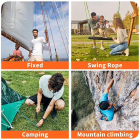 Pyroclastia Rigging Rope offers outdoor versatility for camping and emergencies.