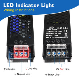 PZETCEIR versatile driver powering LED strips, cabinets, floods, CCTV setups