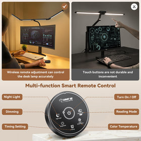 Pzloz LED lamp with CRI>90 for vibrant color accuracy at your desk.