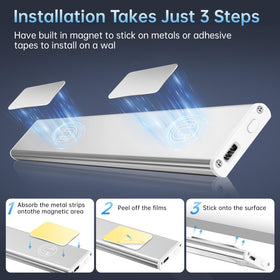 PZSUNLY compact night light for stairs provides safe illumination at night.