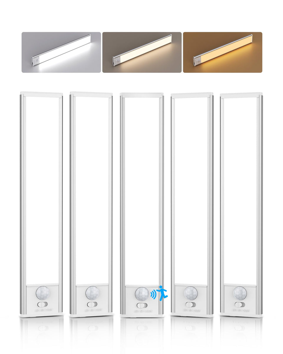 PZSUNLY under-cabinet light front view with glare-free shade