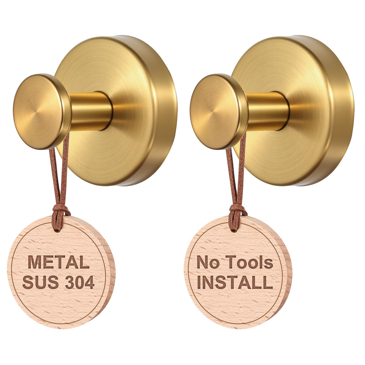 PZTO suction cup hooks metal hanger for towels and robes