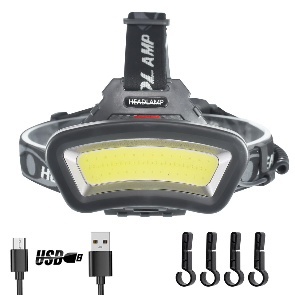 The PZZOE headlamp LED with a wide beam for hands-free nighttime work.