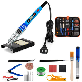 Q-MING soldering iron 80W LCD display for precise temp control.