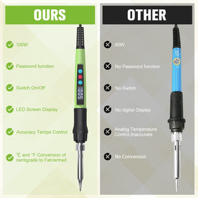 Portable, pen-style design makes on-site repairs easier.