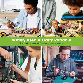 Versatile tool suitable for PCB work, DIY, and electronics repairs.